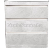 Тумба с раковиной Style Line Атлантика 80 Люкс, напольная, бетон крем