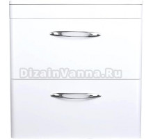 Тумба с раковиной Style Line Каре 60 подвесная, Люкс Plus, белая