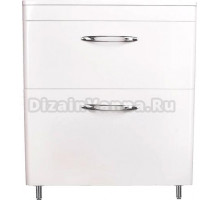 Тумба с раковиной Style Line Каре 70 напольная, Люкс Plus, белая