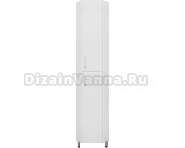Шкаф-пенал Style Line Эко Стандарт 30 угловой, белый: Купить в интернет-магазине Дизайн Ванна в Москве
