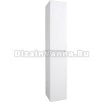 Шкаф-пенал Style Line Даймонд Люкс Plus подвесной, белый