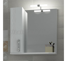 Зеркало-шкаф Triton Кристи 80 L с подсветкой, белый