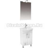 Мебель для ванной Triton Диана 50 L, 2 двери, 1 ящик, белая