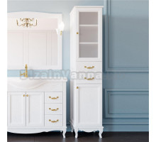 Шкаф-пенал ValenHouse Эллина 40 R белый, фурнитура золото