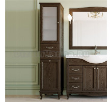 Шкаф-пенал ValenHouse Эллина 40 L с бельевой корзиной, кальяри, фурнитура хром