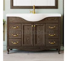 Тумба для комплекта ValenHouse Эллина 120 кальяри, фурнитура золото