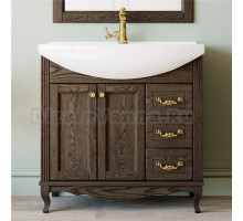 Тумба для комплекта ValenHouse Эллина 85 кальяри, фурнитура золото