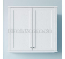 Шкаф ValenHouse Лиора 90 белый, фурнитура хром