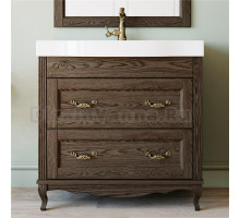 Тумба с раковиной ValenHouse Лиора 90 кальяри, фурнитура бронза