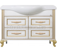 Тумба для комплекта ValenHouse Эллина 120 патина золото