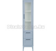 Шкаф-пенал ValenHouse Эйвори 40 R, серый