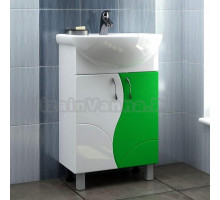 Тумба с раковиной Vigo Alessandro 4-55 зеленая