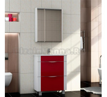 Мебель для ванной Vigo Laura 70 темно-красная