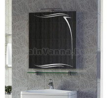 Зеркало Vigo Olivia 70 с подветкой и полочкой