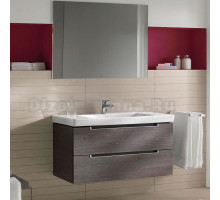 Тумба с раковиной Villeroy & Boch Subway 2.0 100 eiche graphit