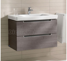 Тумба для комплекта Villeroy & Boch Subway 2.0 80 eiche graphit