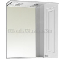 Зеркало-шкаф Vod-Ok Адам 75 R, белый