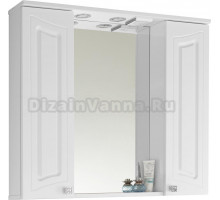 Зеркало-шкаф Vod-Ok Адам 90 белый