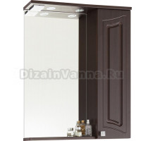 Зеркало Vod-Ok Адам 65 R, венге