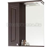 Зеркало-шкаф Vod-Ok Адам 65 L, венге