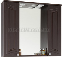 Зеркало-шкаф Vod-Ok Адам 90 венге