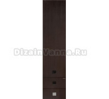 Шкаф-пенал Vod-Ok Квадро 35 R, венге