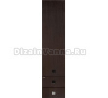 Шкаф-пенал Vod-Ok Квадро 35 L, венге