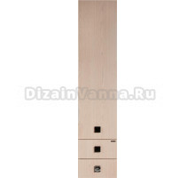 Шкаф-пенал Vod-Ok Квадро 30 R, дуб