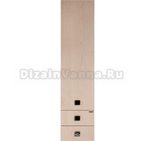 Шкаф-пенал Vod-Ok Квадро 35 R, дуб