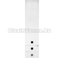 Шкаф-пенал Vod-Ok Квадро 35 R, белый