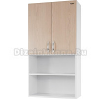 Шкаф Vod-Ok 60 над стиральной машиной, с нишей, дуб