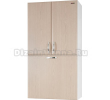 Шкаф Vod-Ok 60 над стиральной машиной, с бельевой корзиной, дуб