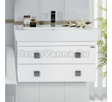 Тумба с раковиной Vod-Ok Квадро 80 белая