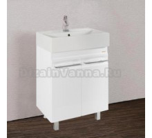 Тумба с раковиной Vod-Ok Мальта 60 белая