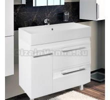 Тумба с раковиной Vod-Ok Мальта 90 белая