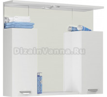 Зеркало-шкаф Vod-Ok Марко 90 белый