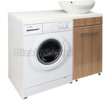 Тумба с раковиной Vod-Ok S40 110, дуб