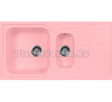 Мойка кухонная AquaGranitEx M-09к розовая