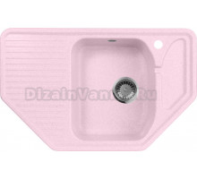 Мойка кухонная AquaGranitEx M-10 светло-розовая