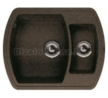 Мойка кухонная Florentina Нире 630К коричневый