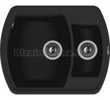 Мойка кухонная Florentina Нире 630К антрацит