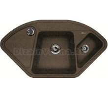 Мойка кухонная Florentina Капри коричневый