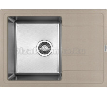 Мойка кухонная Florentina Комби 650 песочная