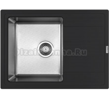 Мойка кухонная Florentina Комби 650 антрацит