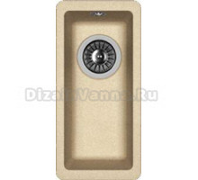 Дополнительная мойка Flortek Ринг 160 бежевая