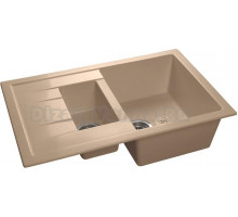 Мойка кухонная GranFest Quadro GF-Q775KL топаз