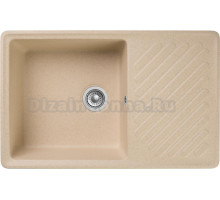 Мойка кухонная GranFest Quarz Z 52 бежевая