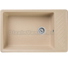 Мойка кухонная GranFest Quarz Z 51 бежевая