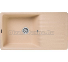 Мойка кухонная GranFest Quarz Z 73 бежевая