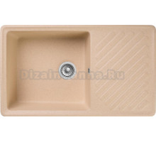 Мойка кухонная GranFest Quarz Z 53 бежевая